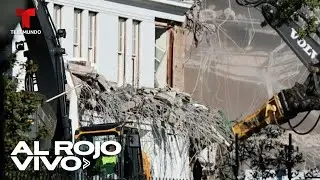 Demuelen el ala este de la Casa Blanca | Al Rojo Vivo | Telemundo