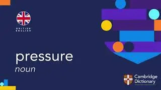 How to pronounce pressure | British English and American English pronunciation