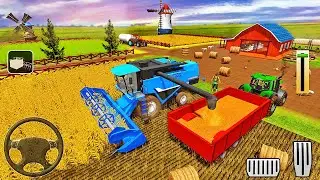 Real Tractor Farm Driving 2019 - Farming Plow Tools Simulator - Android Gameplay