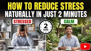 How to Reduce Stress Naturally in Just 2 Minutes | Healthy life 365#fitness #healthtips #foryou