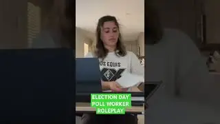 Election Day Poll Worker ASMR Roleplay  #asmrroleplay #lofiasmr #softspokenasmr