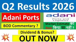 Adani Ports Q2 results 2026 | Adani Ports results today | Adani Ports Share News | Adani Ports Share