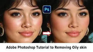 Remove Oily Skin In Adobe Photoshop #photoshop #oilyskin #photoshoptutorial #portraitretouching