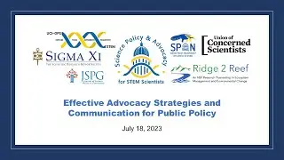 Effective Advocacy Strategies and Communication for Public Policy (Module 2)