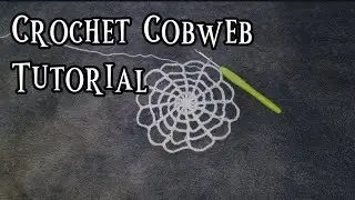How to crochet Cobweb [ cobweb crochet tutorial | Halloween crochet | spider web]