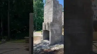 Custom double chimney #chimney #newjersey #pavers #stone #pavers #hardscapebrotherhood