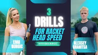3 Drills for racquet head Speed | Pro Player vs College Student