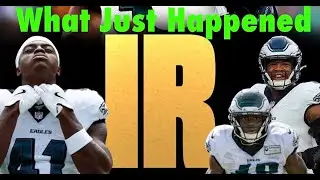 Nolan Smith JB and Darius cooper GO ON IR! The Eagles need to make a move NOW