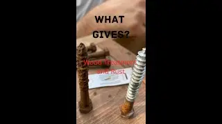 What? Metal Rusts in Treated Wood