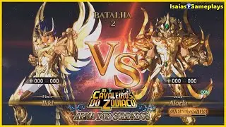 CDZ Alma dos Soldados - Ikki Armadura Divina de Fênix Vs Aioria Armadura Divina de Leão