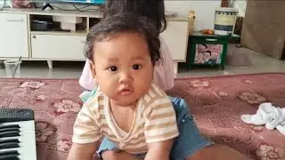 Aktivitas faranisa dari mau tidur sampai bangun tidur usia 8bulan setengah. 