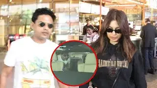 Actress Bhumi Pednekar with Rumoured Boyfriend Yash Kataria Spotted at Mumbai Airport 💖📸✈️