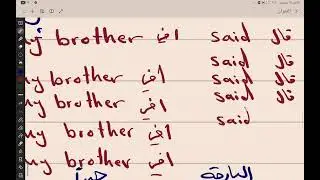 ايميل السادس ابتدائي اللغة الأنكليزية 