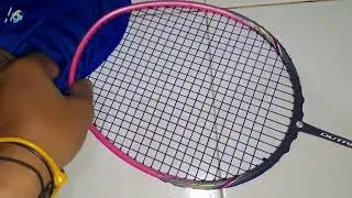 unboxing sekalian review singkat raket bulu tangkis merek reinforce speed...ya bisalah buat main...