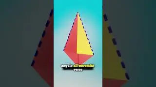 COME FARE UN ORIGAMI A FORMA DI UCCELLO GRU (credits: @zackdfilms)