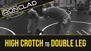 HIGH CROTCH to DOUBLE LEG in WRESTLING