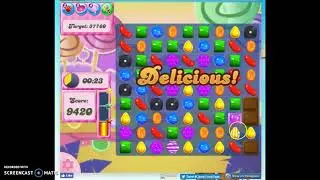 Candy Crush Level 94 Audio Talkthrough, 2 Stars 0 Boosters