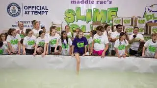 Maddie Rae's World's Largest Slime Photo Slideshow- 13,820 pounds!