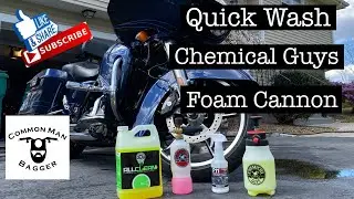 Быстрая мойка Harley с пеногенератором Chemical Guys