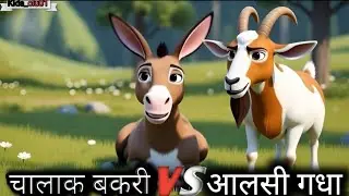 &ldquo;The Clever Goat and the Lazy Donkey | 3D Cartoon Moral Story for Kids&rdquo;