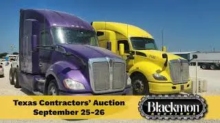 Texas Contractors Auction September 25 & 26, 2024