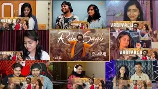 Rebel Saab Lyrical Video -MASHUP REACTION The Raja Saab | Prabhas | Maruthi | Thaman S|Vishwa Prasad