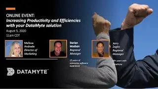 WEBINAR   Augment productivity and traceability with your DataMyte solution