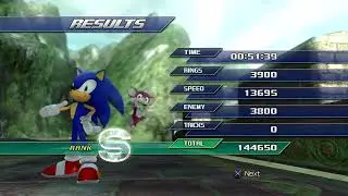 Sonic Unleashed (PS3) Dragon Road (Day) Act2 Basic Speedrun 00:51:39