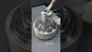 Hollow rotary pneumatic chuck, hollow rotary pneumatic clamp #chuck #collet #cnc