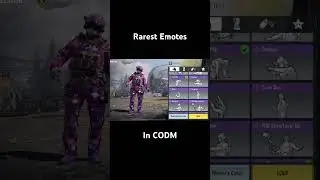 Rarest Emotes in CODM #codm #callofdutymobile #callofduty #gaming #shorts #games