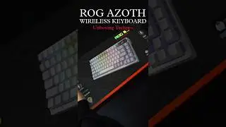 ROG Azoth Wireless Keyboard Comes in Moonlight White colour 🤔 #shots #rog #gaming #ytshorts