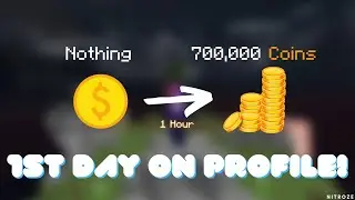 How I went from NOTHING to 700K on a new profile in 1 hour! Hypixel Skyblock no contraband