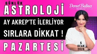 12 Ocak Pazartesi G&uuml;nl&uuml;k Bur&ccedil;lar 🔮 AY Akrepte ilerliyor. Sırlara Dikkat! 👉 Hangi Bur&ccedil;lar? #astroloji