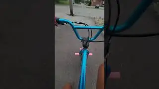 Come ride BMX bike with me around the neighborhood. Pt2