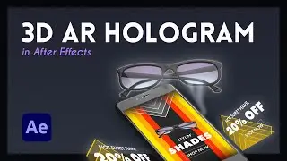 3D Augmented Reality Hologram in After Effects