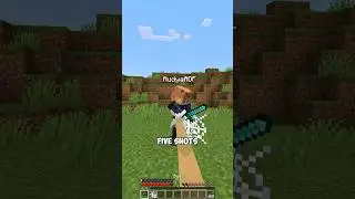 The Best Way to Use a Bow #minecraft