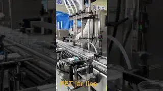 PET jar Packing Line,Can Sterallization,Can feeding Machine,Liquid Filler Lid Seamer Capping Machine