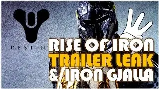 RISE OF IRON TRAILER LEAK & PRE ORDER IRON GJALLA | s3ltha