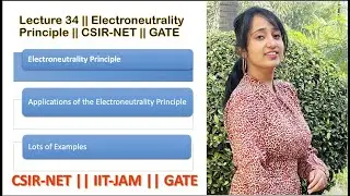 Electroneutrality Principle in Coordination Compounds | CSIR-NET | GATE