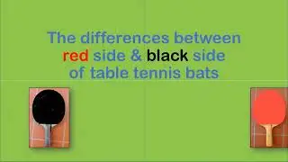 Jack's BLACK and RED Table tennis bats with ChatGPT's help