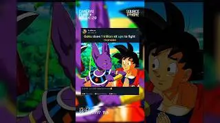 goku forcing monaka to fight him #anime #goku #lordbeerus #monaka