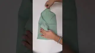 Zero waste gift wrapping technique