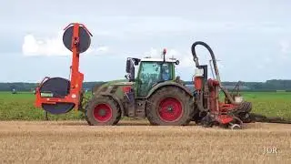 Marinus van Klompenburg met de Fendt 720 + Schouten Spider sleepslangbemester en Harmen Boersma