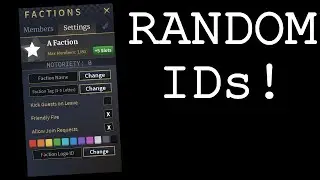 Typing in random faction logo IDs! (It works) - Roblox Wild West