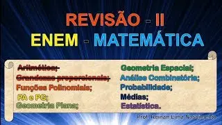 ENEM - MATEMÁTICA - Parte II - Função - PA e PG