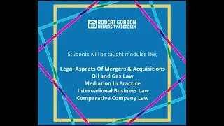 Law program at Robert Gordon University | Are you interested in advancing your career?