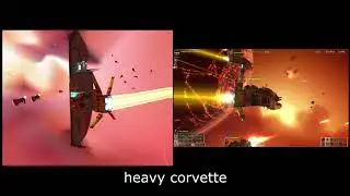Homeworld classic vs remastered graphic comparison(all TAIIDAN ships)