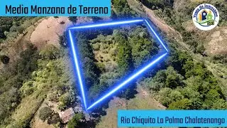 ½ Manzana de Terreno en la zona alta de Chalatenango, Rio Chiquito La Palma, con acceso a luz y agua