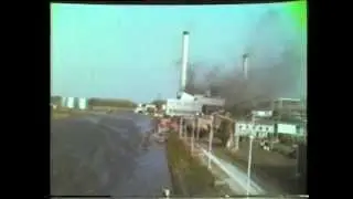(UIT DE OUDE DOOS) Grote brand A.K.Z.O. Hengelo ov 1983