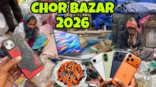 Chor bazar delhi 2026😱iphone with box | lal qila chor bazar | Jama Masjid delhi 